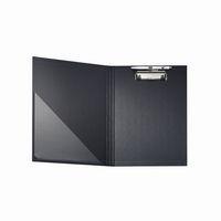 Lot de 10 Porte-bloc à rabat papier enduit - Format pour A4-Noir thumbnail image 3