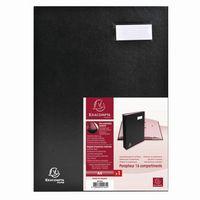 Parapheur direction dos a soufflets - 16 compartiments-Noir - Image 4