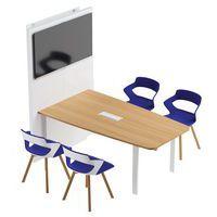 Station Visio Hub table haute Buronomic thumbnail image 3