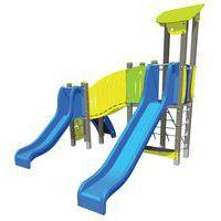 Structure fun glisse 2 tourelles alu