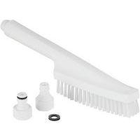Lot de 10 Brosse à main, passage d'eau, 330 mm, Dur, Blanc - Image principale