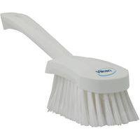 Lot de 10 Brosse à main, manche court, 270 mm, Souple/fleuré, Blanc - Image principale