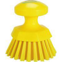 Lot de 15 Brosse ronde soleil, Ø110 mm, Dur, Jaune - Image principale