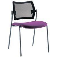 Chaise visiteur Tendance dossier résille Sokoa - Image 5