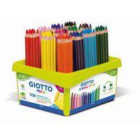 Schoolpack 108 crayons de couleurs Giotto Méga mine Ø 5,5 mm - Image principale