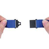 Lot de 10 Tours de cou bleus : Clip No-TwistTM - 44 cm x 2 cm thumbnail image 4