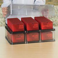 Lot de 2 Boîte de rangement pour 50 badges standards - Image 4