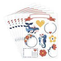 Gommettes décalcomanie textile & bois 'plaisir d'offrir' - Image principale