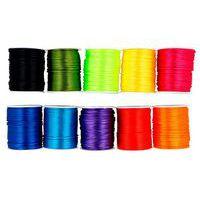 Set fils satin 10 couleurs Ø2mm rouleaux de 50m - Innspiro
