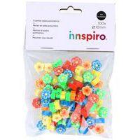 Sachet de 100 perles polymère - fleurs Ø 8mm - Innspiro
