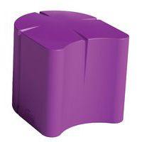 Pouf ovale Connexio - violet - Image 2