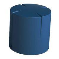 Pouf rond Connexio - bleu cobalt - Image principale