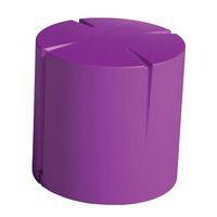 Pouf rond Connexio - violet - Image principale