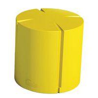 Pouf rond Connexio - jaune - Image 2