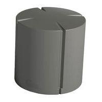 Pouf rond Connexio - gris quartz - Image 2