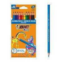Etui carton 12 crayons couleurs Evolution - Bic