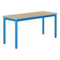 Table Carélie 130 x 50 cm fixe stratifié hêtre chants polyuréthane thumbnail image