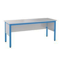 Chaire prof Nova 160 x 64 cm mélaminé gris dauphin Mobidecor