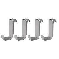 Lot  4 crochets porte cartable table Gange Tage Lem gris - Mobidecor thumbnail image