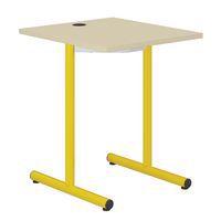 Table info Hubbe prof. 70 cm T6 mélaminé chants polypro. - Mobidecor