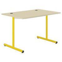 Table info Hubbe prof. 80 cm T6 mélaminé chants polypro. - Mobidecor - Image principale