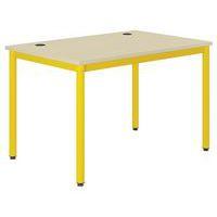 Table Info prof 80 cm T6 passe câble méla. chants polypro - Mobidecor