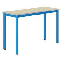Table Carélie mobile 130x50cm stra coq oeuf chts polyurét. - Mobidecor thumbnail image 2