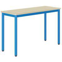 Table Carélie 130x50cm fixe strat coq oeuf chants alaisés - Mobidecor thumbnail image 2