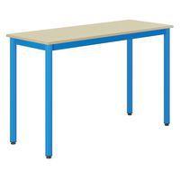 Table Carélie 130x50cm fixe méla coq oeuf chants polypro. - Mobidecor - Image 2