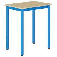 Table Carélie 70x50cm fixe méla hêtre chants polypropylène - Mobidecor - Image principale