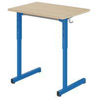 Table Gange 70x50cm fixe régl. T3 à T6 strat. Ch. alaisés - Mobidecor - Image 2