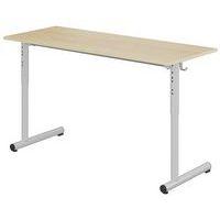 Table Tage réglable 130x50 cm T3 à T6 méla. Ch. polypro - Mobidecor - Image 3