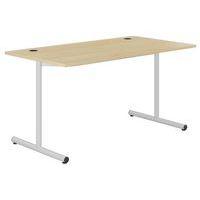 Table informatique Hubbe prof 80 cm T6 stra chants polypro- Mobidecor - Image 2