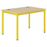 Table Info prof 80 cm T6 passe câble méla. chants polypro - Mobidecor thumbnail image 2