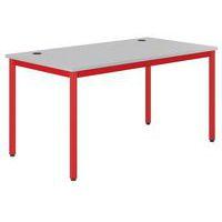 Table Info prof 80 cm T6 passe câble méla. chants polypro - Mobidecor thumbnail image 3