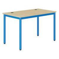 Table Info prof 70 cm T6 passe câble strat. chants polypro- Mobidecor - Image 3