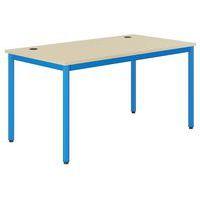Table Info prof 80 cm T6 passe câble strat chants polypro - Mobidecor - Image 2