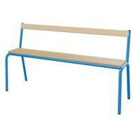 Banc hêtre massif avec dossier T4 T6 Mobidecor thumbnail image 2
