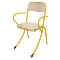 Fauteuil Trévise AST accotoirs tube - gris thumbnail image 2