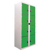 Armoire visitable 8 cases - vert - Image principale