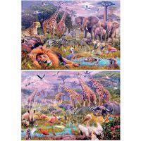 Lot de 2 puzzles 100 pièces - Animaux Sauvages thumbnail image 2