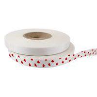 2 rouleaux ruban motif coeur 20mm x 50 m - Image principale