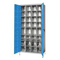 Armoire de stockage 32 téléphones/tablettes Gris/Bleu - Manutan Expert - Image 2