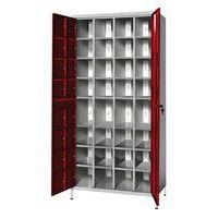 Armoire de stockage 32 téléphones/tablettes Gris/Rouge - Manutan Expert thumbnail image 4