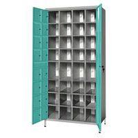Armoire de stockage 32 téléphones/tablettes Gris/Vert amande - Manutan Expert thumbnail image 3