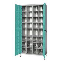 Armoire de stockage 32 téléphones/tablettes Gris/Vert amande - Manutan Expert thumbnail image 4