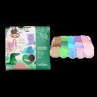 Set de 50 cœurs adhésifs sensoriels, 5 coloris