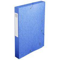 Chemise élastiques rabats 24,5x32,5x4cm carte lustrée bleu thumbnail image 2