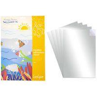 Lot de 5 feuilles papier miroir adhésif - Image principale