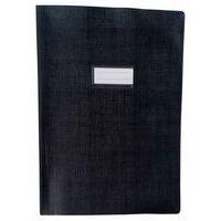 Protège-cahier A4 plastique épais épaisseur: 20/100e - Noir - Image principale